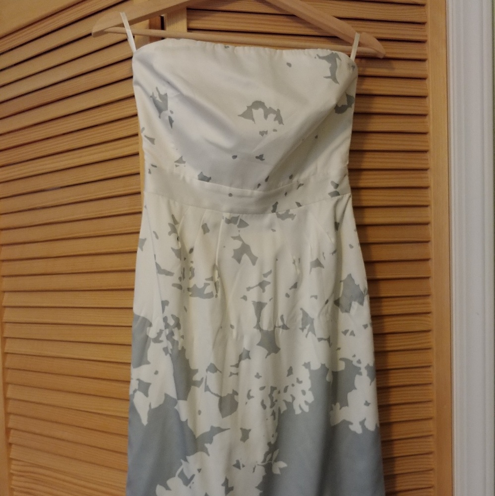 Banana Republic white/gray Dress